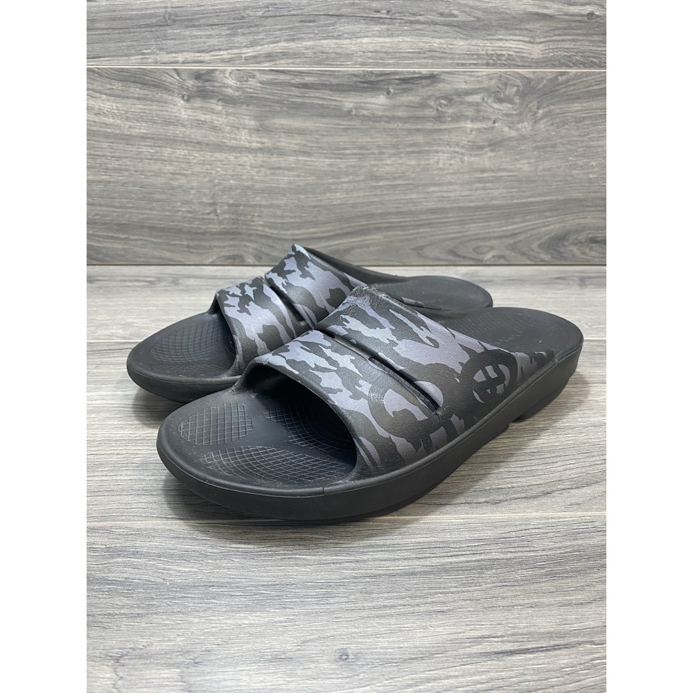 OOFOS OOAHH Sport Unisex Project Camo Slides - Size M9 / W11 / EU 42